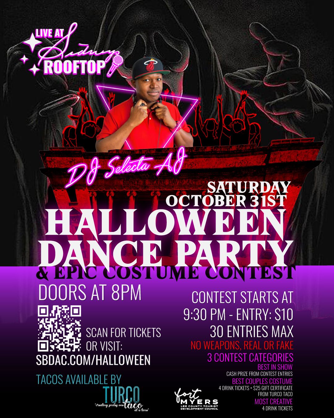 <b><a href="https://www.sbdac.com/halloween/">Rooftop Halloween Dance Party</a></b>